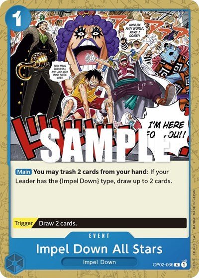 Impel Down All Stars (Paramount War) Near Mint - Nick Nack's Full Frontal Attack