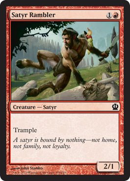 Satyr Rambler (Theros) Near Mint - Nick Nack's Full Frontal Attack