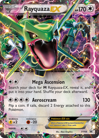 Rayquaza EX (XY66) [XY: promociones de estrellas negras] 