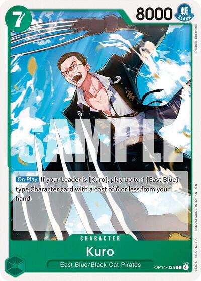 Kuro (The Azure Sea's Seven) Near Mint - Nick Nack's Full Frontal Attack