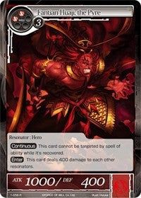 Fantian-Huaji, the Pyre (1-058) [Starter Deck: Wolves of the Raging Flames]