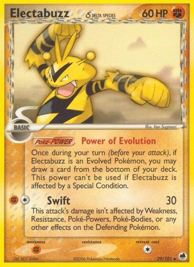 Electabuzz (Delta Species) (Dragon Frontiers) Light Play - Nick Nack's Full Frontal Attack