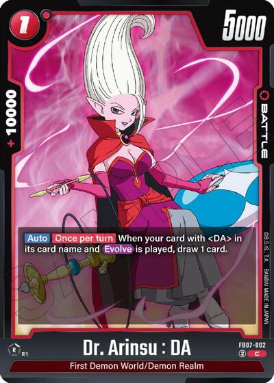 Dr. Arinsu : DA (Wish For Shenron) Near Mint - Nick Nack's Full Frontal Attack