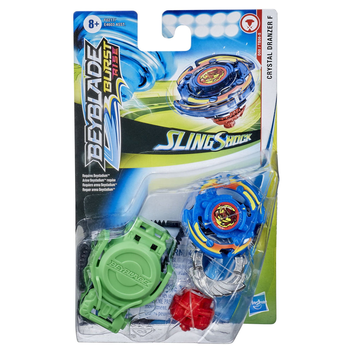 Beyblade Burst Rise Crystal Dranzer F Starter Pack