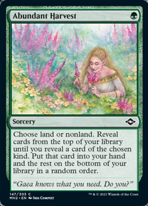 Abundant Harvest (Modern Horizons 2) Near Mint