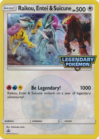 Raikou, Entei &amp; Suicune (Carta Jumbo) [Tarjetas y productos varios] 