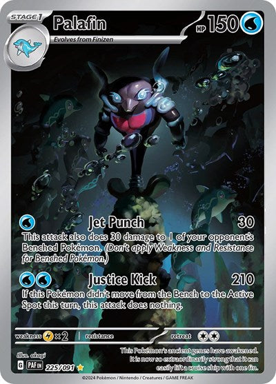 Palafin - 225 (SV: Paldean Fates) Near Mint Holofoil