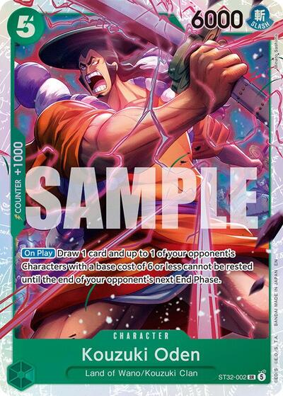 Kouzuki Oden (Starter Deck 32: GREEN Roronoa Zoro) Near Mint Foil