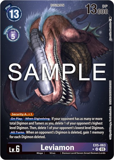 Leviamon (Alternate Art) (Animal Colosseum) Near Mint Foil