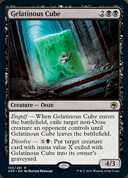 Gelatinous Cube (Adventures in the Forgotten Realms) Near Mint - Nick Nack's Full Frontal Attack