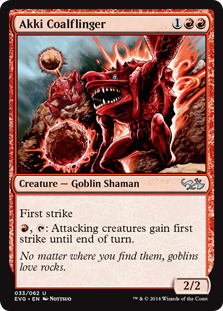 Akki Coalflinger (Duel Decks Anthology: Elves vs Goblins) Near Mint