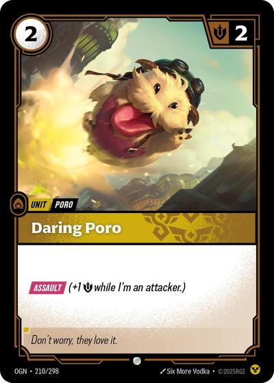 Daring Poro (Origins) Near Mint - Nick Nack's Full Frontal Attack