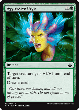 Aggressive Urge (Rivals of Ixalan) Near Mint - Nick Nack's Full Frontal Attack