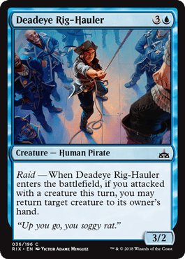 Deadeye Rig - Hauler (Rivals of Ixalan) Near Mint - Nick Nack's Full Frontal Attack
