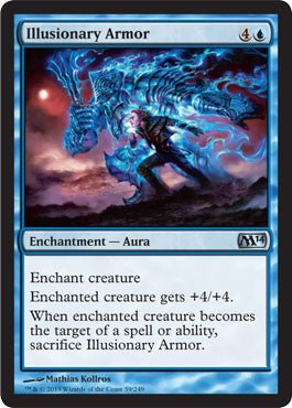 Illusionary Armor (Magic 2014 Core Set) Near Mint - Nick Nack's Full Frontal Attack