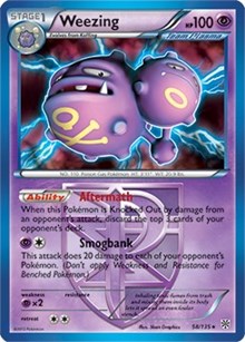 Weezing - 58/135 (BW Plasma Storm) (Deck Exclusives) Light Play