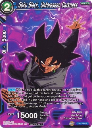 Goku Black, Unforeseen Darkness (P-124) [Cartes promotionnelles] 