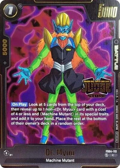 Dr. Myuu (Judge Pack (Store Judge) 03) (Tournament and Championship Promos) Near Mint Holofoil