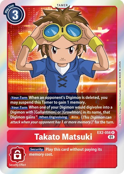 Takato Matsuki (Digital Hazard) Near Mint Foil
