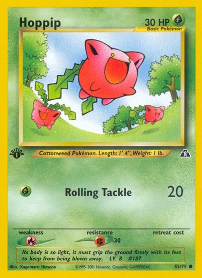 Hoppip (Neo Discovery) Light Play 1st Edition