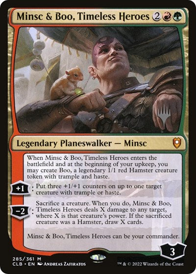 Minsc & Boo, Timeless Heroes (Promo Pack: The Lost Caverns of Ixalan) Near Mint Foil