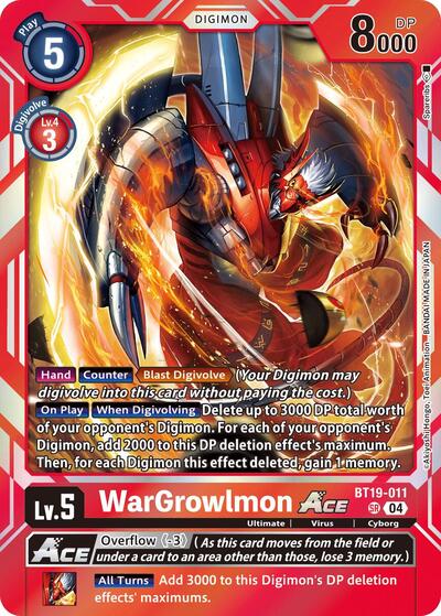 WarGrowlmon ACE (Release Special Booster 2.5) Damaged / Poor Foil