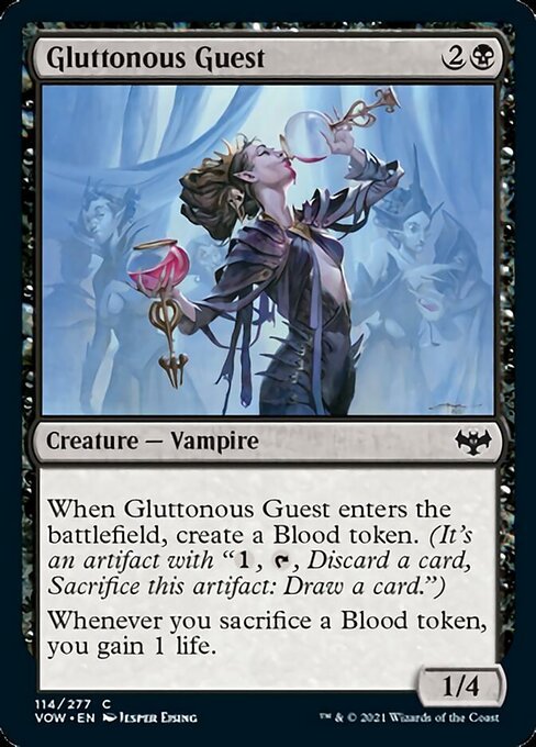 Gluttonous Guest (Innistrad: Crimson Vow) Near Mint - Nick Nack's Full Frontal Attack