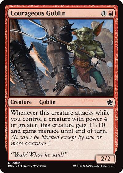 Courageous Goblin (Foundations) Near Mint