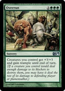 Overrun (Magic 2010 Core Set) Near Mint - Nick Nack's Full Frontal Attack