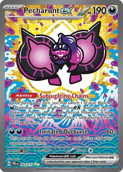 Pecharunt ex (SV: Prismatic Evolutions) Near Mint Holofoil
