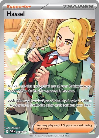 Hassel - 205 (SV06: Twilight Masquerade) Near Mint Holofoil