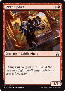 Swab Goblin (Rivals of Ixalan) Near Mint - Nick Nack's Full Frontal Attack