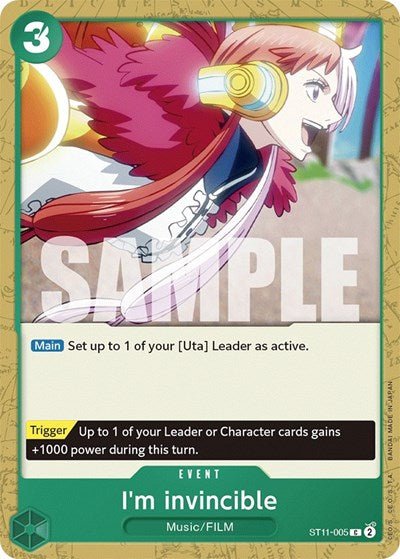 I'm invincible (Starter Deck 11: Uta) Near Mint - Nick Nack's Full Frontal Attack