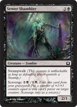 Sewer Shambler (Return to Ravnica) Near Mint - Nick Nack's Full Frontal Attack
