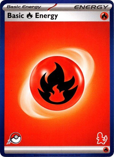Basic Fire Energy (Blue Border) (My First Battle) Near Mint - Nick Nack's Full Frontal Attack