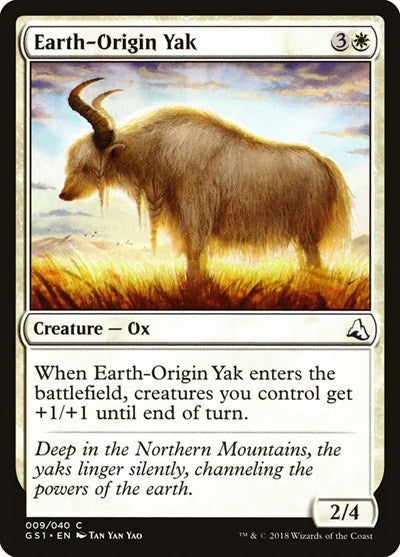 Earth-Origin Yak (Global Series Jiang Yanggu & Mu Yanling) Near Mint