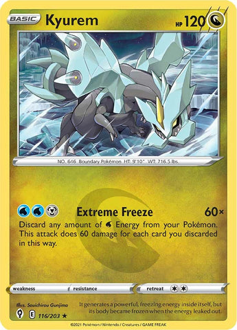 Kyurem (116/203) [Espada y escudo: Cielos en evolución] 