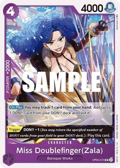 Miss Doublefinger(Zala) (Awakening of the New Era) Near Mint - Nick Nack's Full Frontal Attack