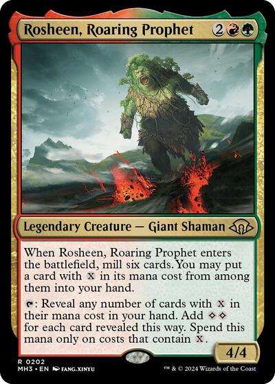 Rosheen, Roaring Prophet (Modern Horizons 3) Near Mint Foil - Nick Nack's Full Frontal Attack