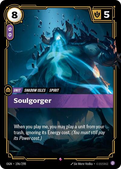 Soulgorger (Origins) Near Mint Foil - Nick Nack's Full Frontal Attack
