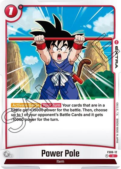 Power Pole (Starter Deck 6: Son Goku (Mini)) Near Mint - Nick Nack's Full Frontal Attack