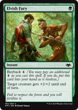Elvish Fury (Modern Horizons) Near Mint - Nick Nack's Full Frontal Attack