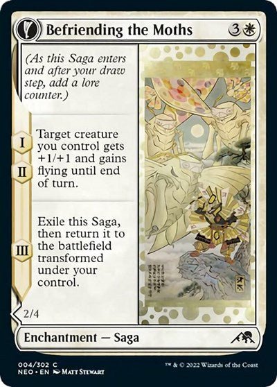 Befriending the Moths (Kamigawa: Neon Dynasty) Near Mint - Nick Nack's Full Frontal Attack