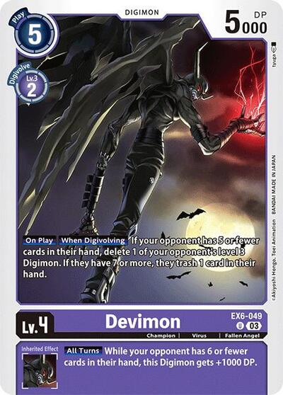 Devimon (Infernal Ascension) Near Mint - Nick Nack's Full Frontal Attack
