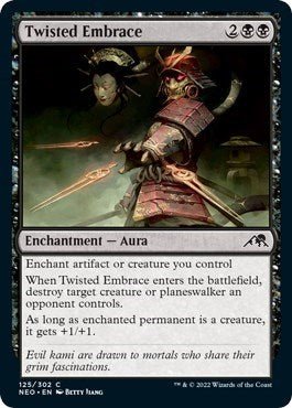 Twisted Embrace (Kamigawa: Neon Dynasty) Near Mint - Nick Nack's Full Frontal Attack