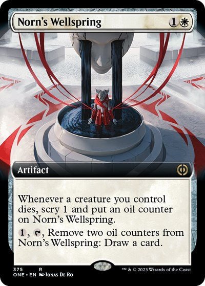 Norn's Wellspring (Extended Art) (Phyrexia: All Will Be One) Near Mint - Nick Nack's Full Frontal Attack