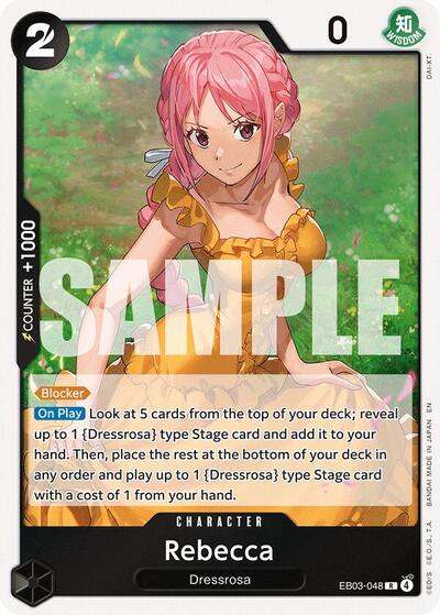 Rebecca (Extra Booster: One Piece Heroines Edition) Near Mint Foil - Nick Nack's Full Frontal Attack