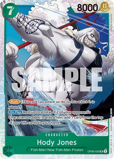 Hody Jones (035) (Wings of the Captain) Near Mint Foil