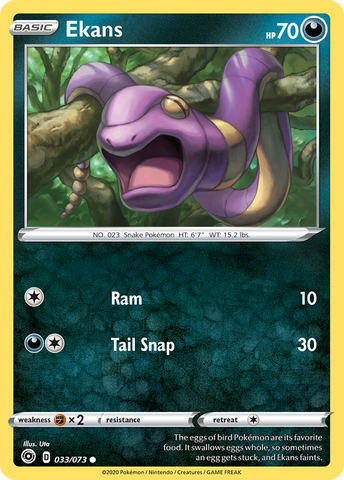 Ekans (033/073) [Sword & Shield: Champion's Path]