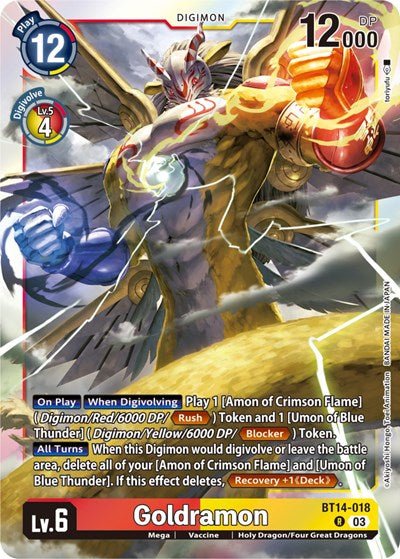 Goldramon (Blast Ace) Near Mint - Nick Nack's Full Frontal Attack